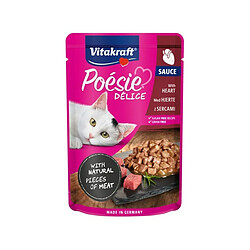 Aliments pour chat Vitakraft POESIE DELICE corazones 85 g