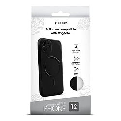 Acheter MOOOV Coque souple compatible MagSafe pour iPhone 12/12 PRO - noire