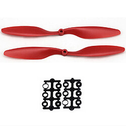 5pairs 1045 10x4.5 Cw / Ccw Hélice Prop Pour Rc Quadcopter Dji F450 Rouge