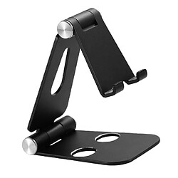 Pliable Multi-angle Bureau Téléphone Tablette Support Support Support Noir pas cher