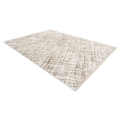 Acheter RUGSX Tapis moderne DUKE 51550 beige crème - Treillis, structuré, très doux, franges 240x330 cm