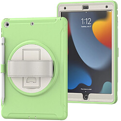 Coque en TPU antichoc avec béquille Vert matcha pour votre iPad 10.2 (2021)/(2020)/(2019)