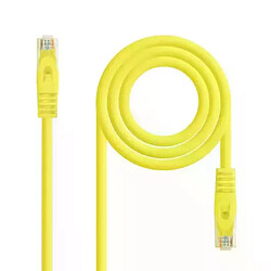 Câble réseau Nanocable Rj45 Lszh Cat.6A Utp Awg24 1M jaune