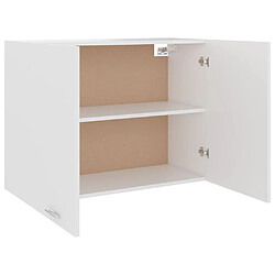 Acheter vidaXL Armoire suspendue Blanc 80x31x60 cm Bois d’ingénierie