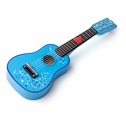 Tidlo Guitare bleue en bois pour enfants