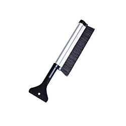 YP Select Brosse à neige rétractable Grattoir à glace Hiver Grattoir à neige automobile noir