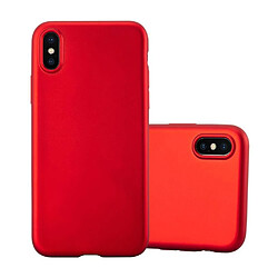 Cadorabo Coque iPhone X / XS Etui en Rouge