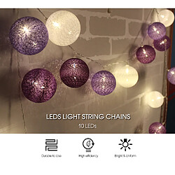 10 LEDs 1.5M coloré lumière de chaîne d'oeufs de Pâques