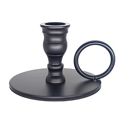 Mat Noir Bougeoirs pour Taper Bougies, Décoratif Chandelier Titulaire pour le Mariage, À Manger, Partie, adapte 3/4 pouces Épais Bougie & Led