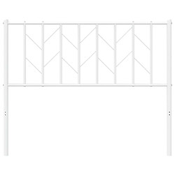 Acheter Maison Chic Tête de lit moderne pour chambre - Décoration de lit métal blanc 100 cm -MN29238