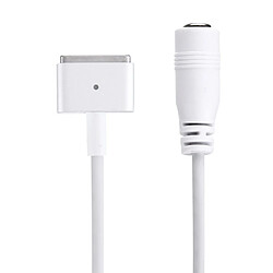 Wewoo Pour Ordinateur Portable 5 Broches T Style MagSafe 2 Mâle à 5.5x2.5mm Interfaces Femme Adaptateur Secteur