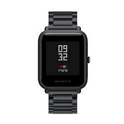 Avis Bracelet en métal noir pour votre Xiaomi Huami Amazfit GTS