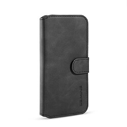 Wewoo Coque Étui à rabat côté huile rétro avec support logements pour cartes et portefeuille iPhone 11 Pro noir