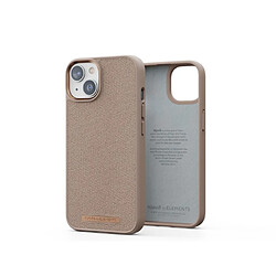 NJORD Coque pour iPhone 14 JUST CASE Marron pas cher