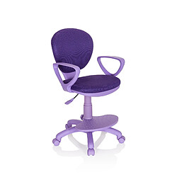 Chaise pour enfant / Siège de bureau pour enfant KID COLOUR Tissu Violet hjh OFFICE pas cher