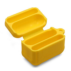 Coque en silicone mousqueton anti-perte, jaune pour votre AirPods Pro