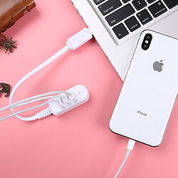 Wewoo Adaptateur HUB femelle de 1,2 m TPE USB A à 3 ports USB pas cher