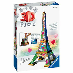 Ludendo Puzzle 3D Ravensburger 216 Pièces - Tour Eiffel Love Edition