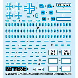 Avis Hobby Boss Maquette Véhicule German Le.pz.sp.wg Sd.kfz.221 Leichter Panzerspahwagen-late