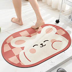 LUUCOZK Tapis de bain antidérapants, absorbants, à séchage rapide, décoration de salle de bain, motif 13-40x60cm