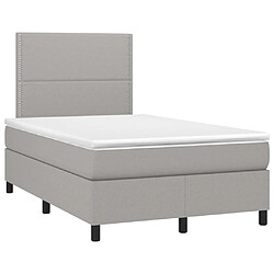 Avis Sommier à lattes,Cadre à lattes de lit et matelas et LED pour Adulte Gris clair 120x200 cm -MN13562