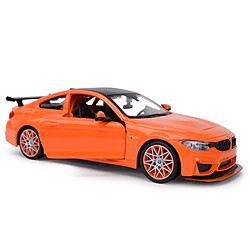 Universal 1: 24 BMW M4 GTS Coupé statique Modèle collectable Voiture jouet | Voiture jouet moulée sous pression (orange)