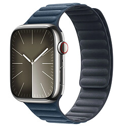 Bracelet à maillons magnétique FineWoven pour Apple Watch Series 1 á 10 / SE / Ultra (2) (44/45/46/49 mm) - Taille S/M - Baltic Blue