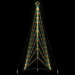 vidaXL Guirlande de sapin de Noël 861 LED colorées 480 cm