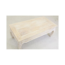 Aubry Gaspard Table basse en acajou Opium 120 x 60.