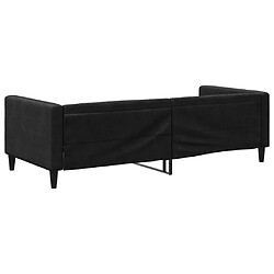 Acheter vidaXL Lit de repos sans matelas noir 90x190 cm tissu