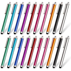 Lot de 20 stylets, stylet universel pour écran tactile capacitif compatible avec iPad, iPhone, Samsung, compatible avec tous les appareils avec écran tactile capacitif – 10