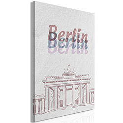 Artgeist Tableau - Berlin in Watercolours (1 Part) Vertical [80x120]