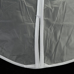 Acheter 5pcs vêtements housse de protection transparente sac de rangement manteau imperméable 60x80cm