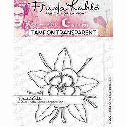 Youdoit Tampon transparent - Fleur exotique 2 - 9,5 x 6,5 cm