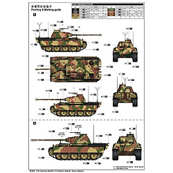 Acheter Trumpeter Maquette Char German Sd.kfz.171 Panther Ausf.g - Early Version