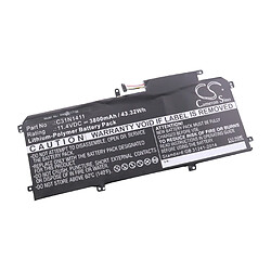 vhbw Batterie remplacement pour Asus 0B200-01180000, C31N1411 pour ordinateur portable Notebook (3800mAh, 11,4V, Li-polymère)