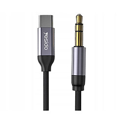 GUPBOO Adaptateur USB-C TYPE-C vers JACK AUX 3.5MM 100cm,JL1569