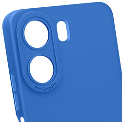 Avizar Coque pour Xiaomi Redmi 13C Silicone Mat Protection Caméra Bleu