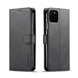 Wewoo Coque Pour iPhone 11 Pro LC.IMEEKE Housse en cuir de veau avec support et fentes cartes et portefeuille noir