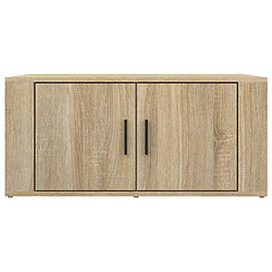 Acheter vidaXL Table basse Chêne sonoma 80x50x36 cm Bois d'ingénierie