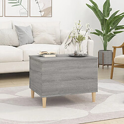 Avis ComfortXL Table Basse Sonoma Gris 60x44,5x45 Cm Bois D'ingénierie