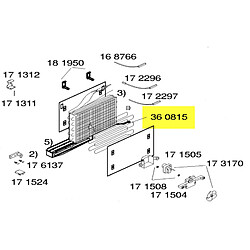 Bosch RESISTANCE DE DEGIVRAGE EVAPORATEUR