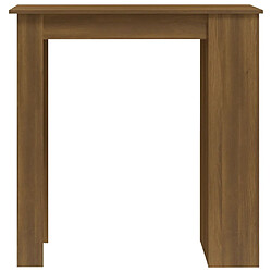 Acheter vidaXL Table de bar et rangement chêne marron bois d'ingénierie