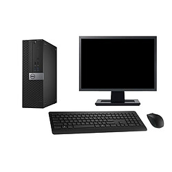 PC Dell 7040 SFF Ecran 22" Intel G4400 RAM 16Go SSD 2To HDMI Windows 10 Wifi - Occasion