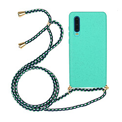 Coque en TPU la paille de blé avec dragonne bleu pour votre Huawei P30