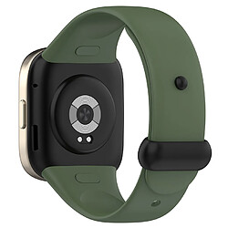 Bracelet pour Montre Connectée en Silicone-Boucle vert foncé et noire-pour Redmi Watch3 Mi Watch Lite3/9