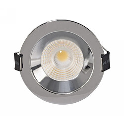 Acheter Inspired Downlight encastré LED, chrome, 24 deg. Angle de faisceau, 950lm, 5000K, IP44, DRIVER NON INCLUS