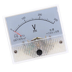 Acheter 85c1 dc rectangle ampèremètre ampèremètre testeur analogique panneau voltmètre 0-300 v