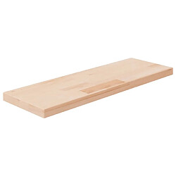 vidaXL Panneau d'étagère 60x20x2,5 cm Bois de chêne massif non traité