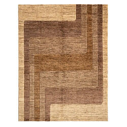 Vidal Tapis de laine 196x150 brun Juma